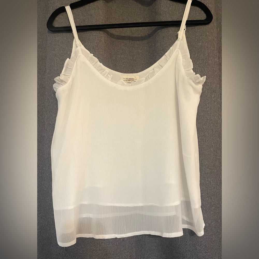 ~ee:some~ White Ruffled Top